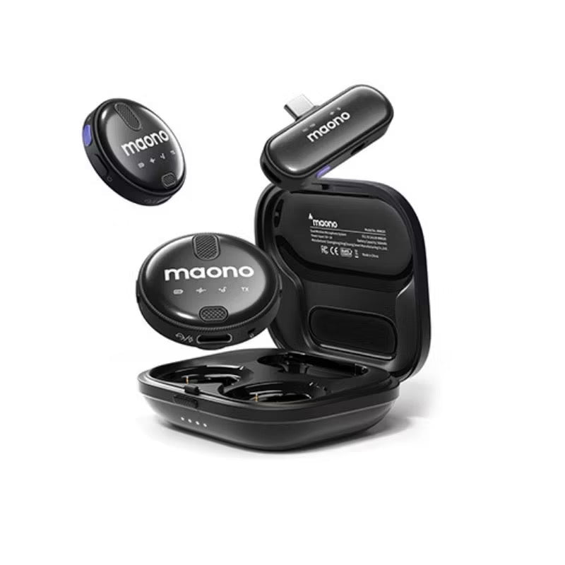 MAONO Microfone lapela Sem Fio Com Redução De Ruído