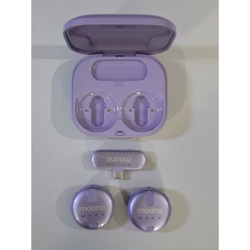 MAONO Microfone lapela Sem Fio Com Redução De Ruído