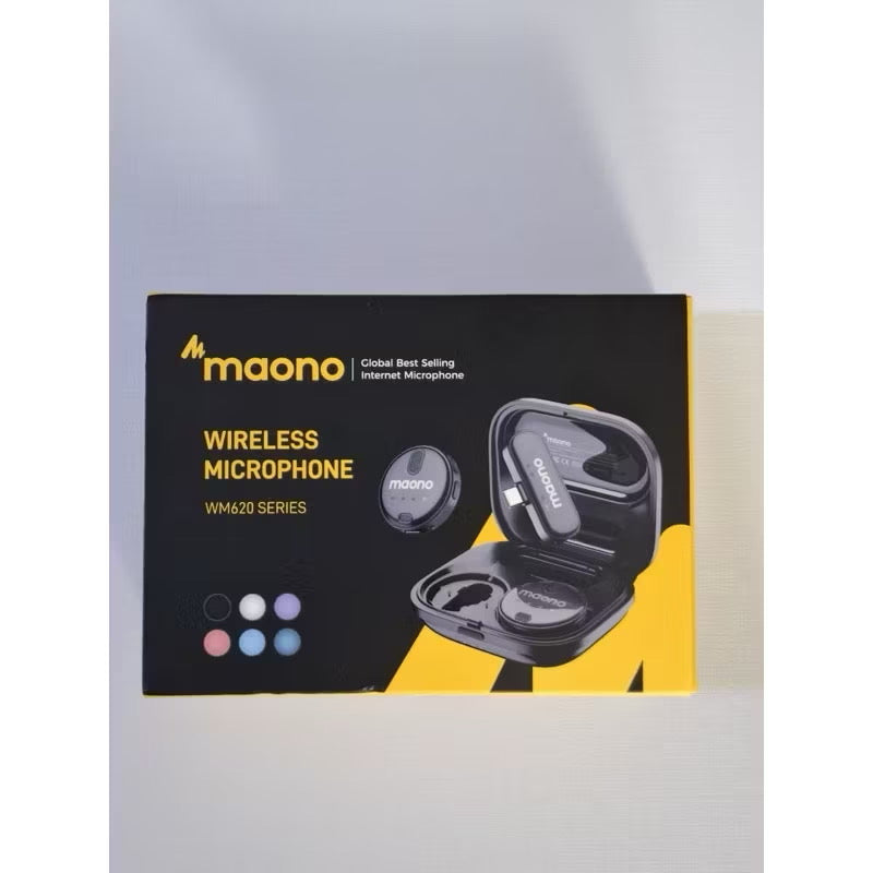 MAONO Microfone lapela Sem Fio Com Redução De Ruído