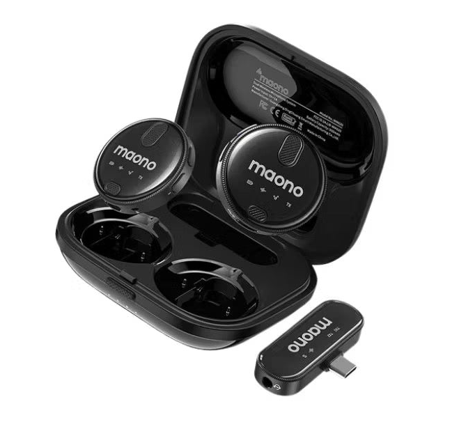 MAONO Microfone lapela Sem Fio Com Redução De Ruído