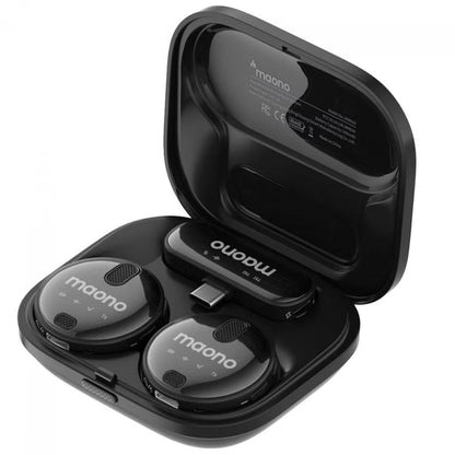 MAONO Microfone lapela Sem Fio Com Redução De Ruído