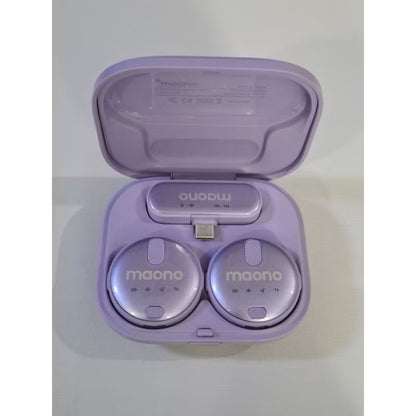 MAONO Microfone lapela Sem Fio Com Redução De Ruído