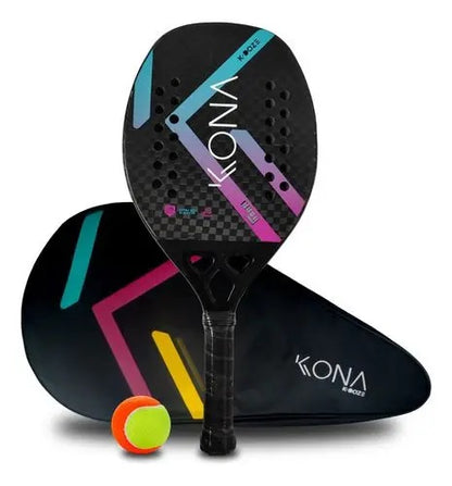 Raquete de Beach Tennis Fibra de Carbono Kona 3K